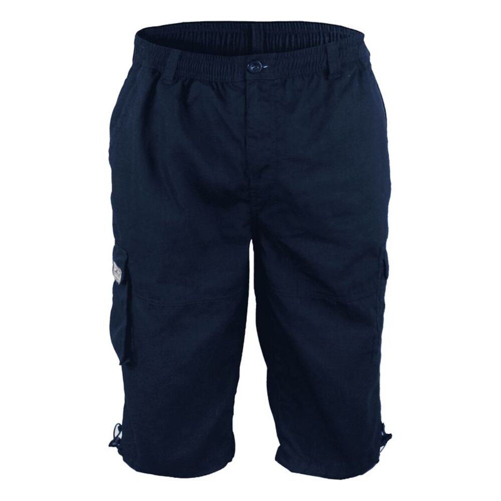 Duke Mens D555 Mason Kingsize Cargo Shorts / Navy